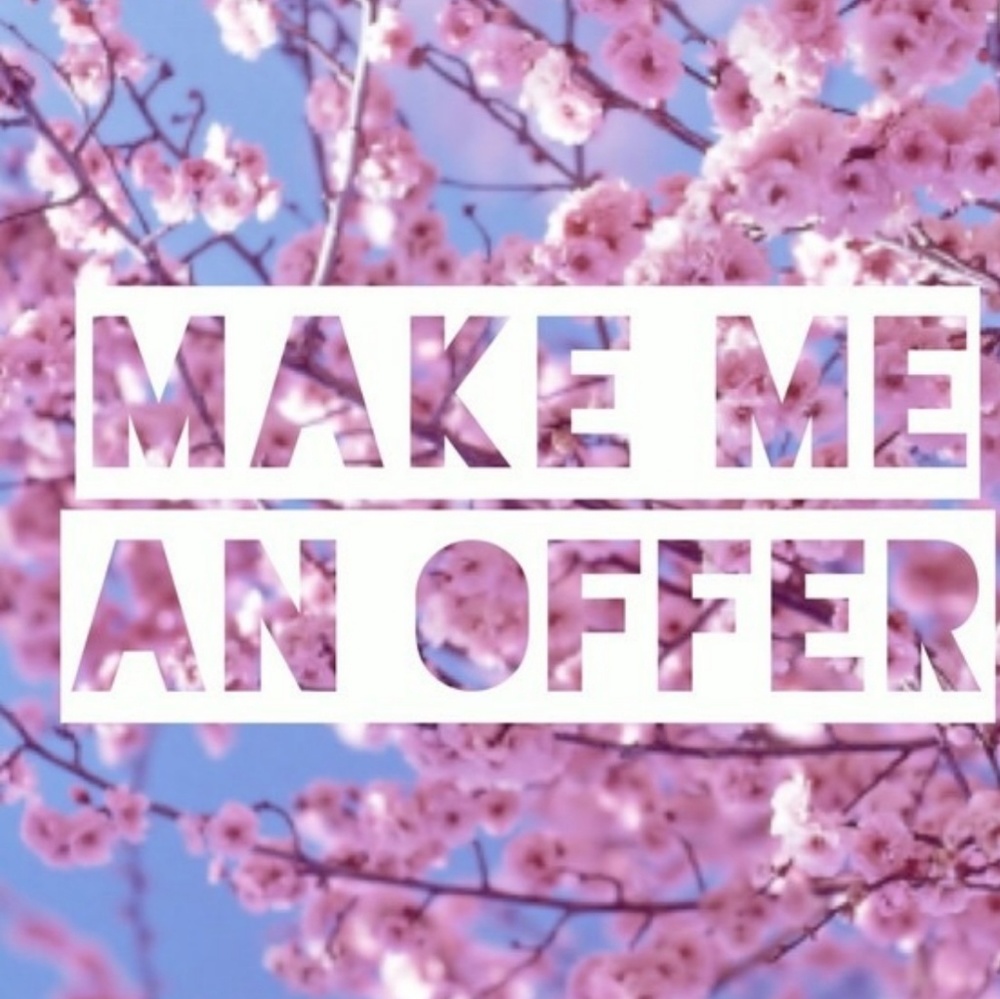 Hey luvies, always up for reasonable offers!